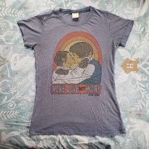 🆓Star Wars Make Love Not War Ladies T-Shirt